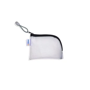 HERMA Reißverschlusstasche "Mesh Bags", DIN A7, schwarz (EAN: 4008705202442)