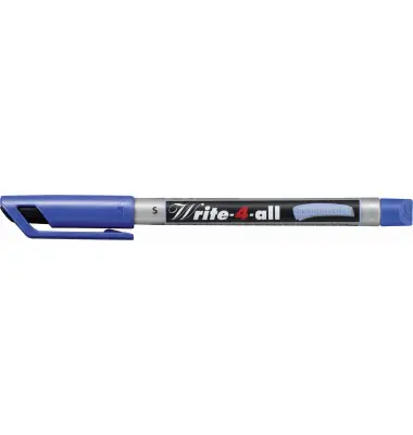 STABILO Permanent-Marker Write-4-all, S, blau (EAN: 4006381327954)