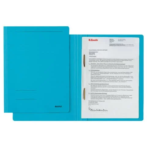 LEITZ Schnellhefter Fresh, DIN A4, Karton, blau (EAN: 4002432355945)
