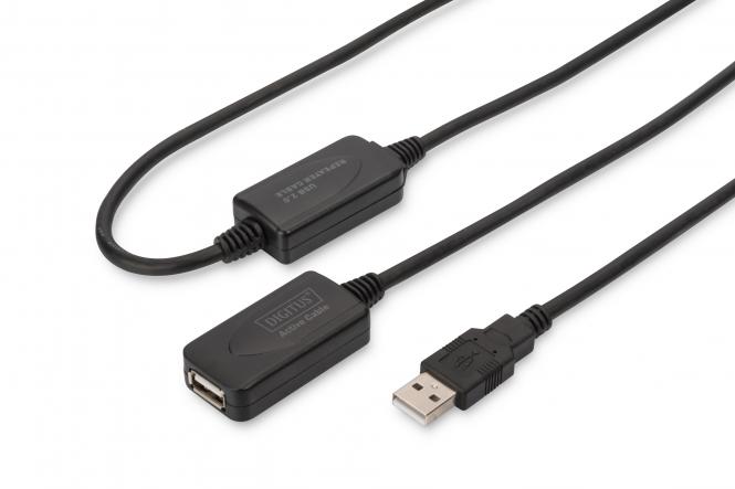 DIGITUS USB Verlängerungskabel, Stecker-Kupplung, 20,0 m (EAN: 4016032306467)