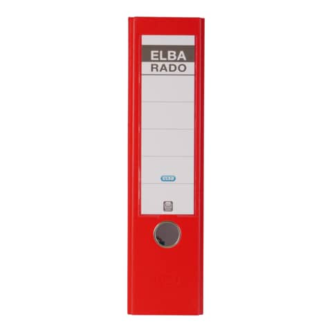 ELBA Ordner rado brillant, Rückenbreite: 80 mm, rot (EAN: 4002030101258)
