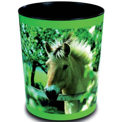 Läufer Papierkorb "Pferd am Weidezaun" (EAN: 4006677266578)