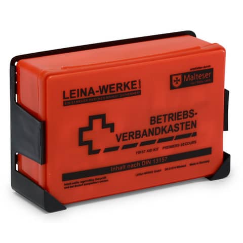 LEINA Betriebsverbandkasten, Inhalt DIN 13157, orange (EAN: 4011166200032)