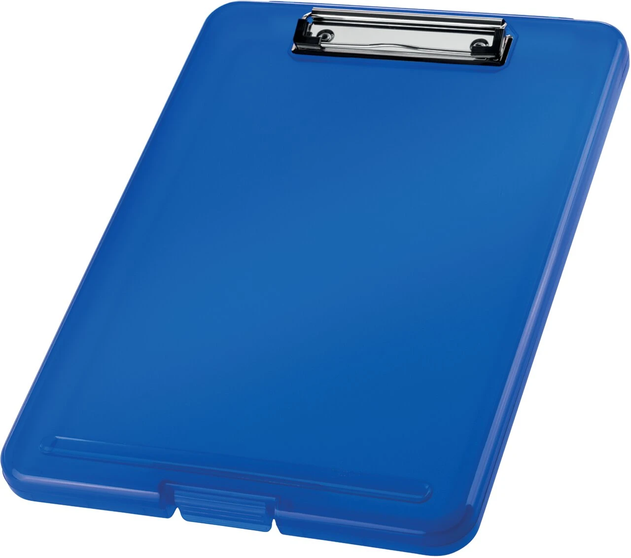 helit Klemmbrett mit Aufbewahrungsbox "the clip", A4, blau (EAN: 4012086874525)