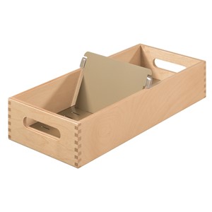 HAN Holz-Karteitrog für 1.500 Karten, A6 quer (EAN: 4012473010062)