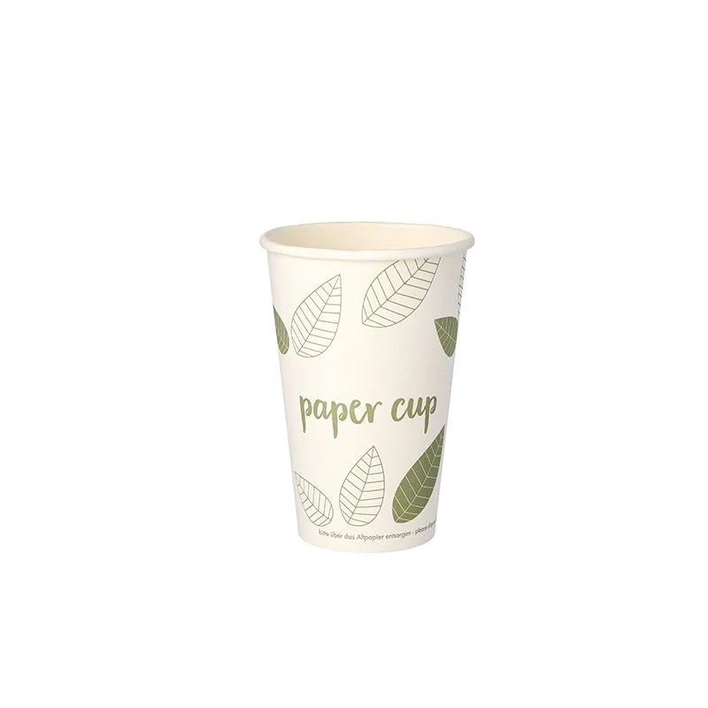 PAPSTAR Papp-Trinkbecher "pure" ZERO, 0,3 l, beige/grün (EAN: 4002911473849)
