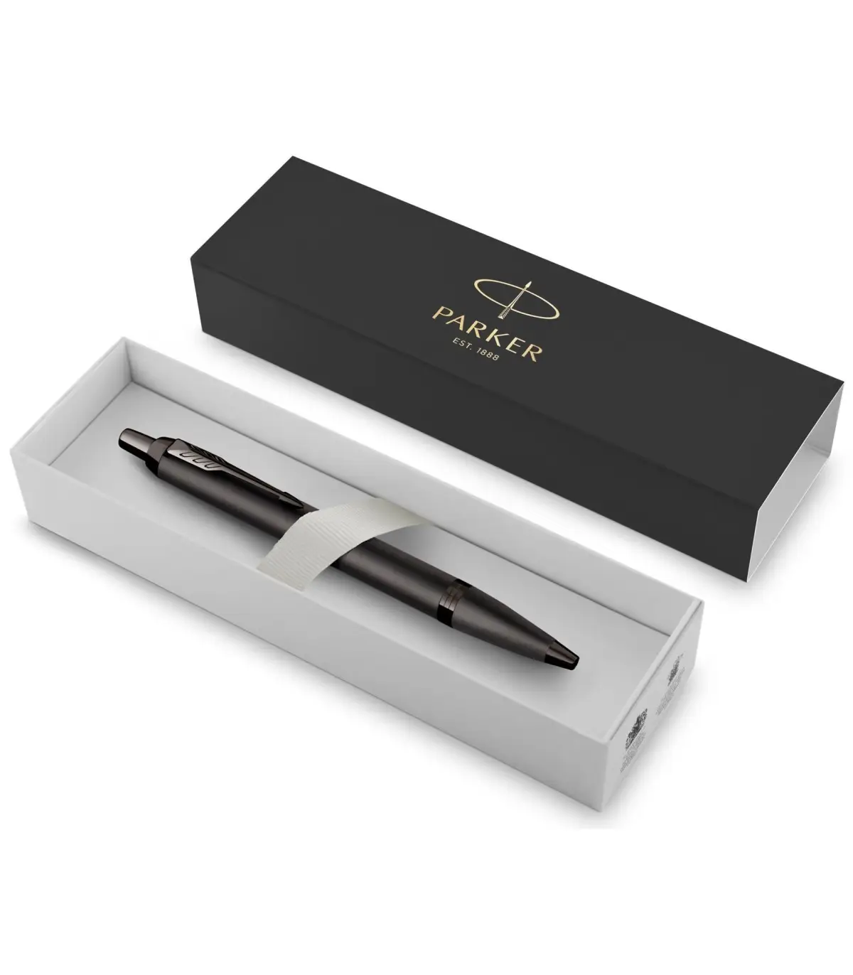 PARKER Druckkugelschreiber IM Monochrome, Titanium (EAN: 3026981729614)