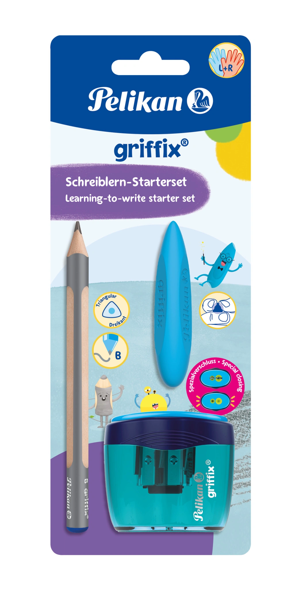 Pelikan griffix Schreiblern-Starterset, auf Blisterkarte (EAN: 4012700823519)