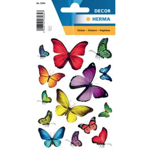 HERMA Sticker DECOR "Schmetterlingsvielfalt" (EAN: 4008705030847)