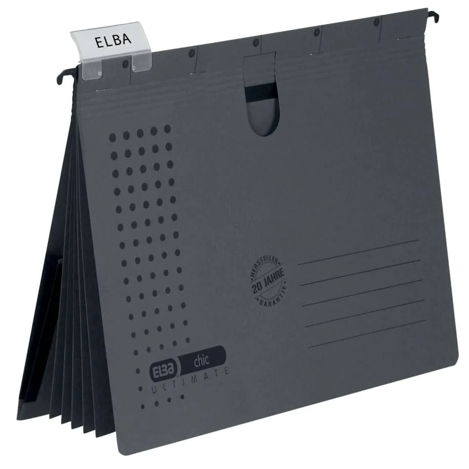 ELBA Organisationshefter chic ULTIMATE, DIN A4, anthrazit (EAN: 3362949968610)