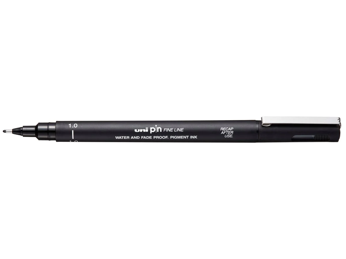 uni-ball Fineliner PIN 10200 N, schwarz (EAN: 4902778254745)