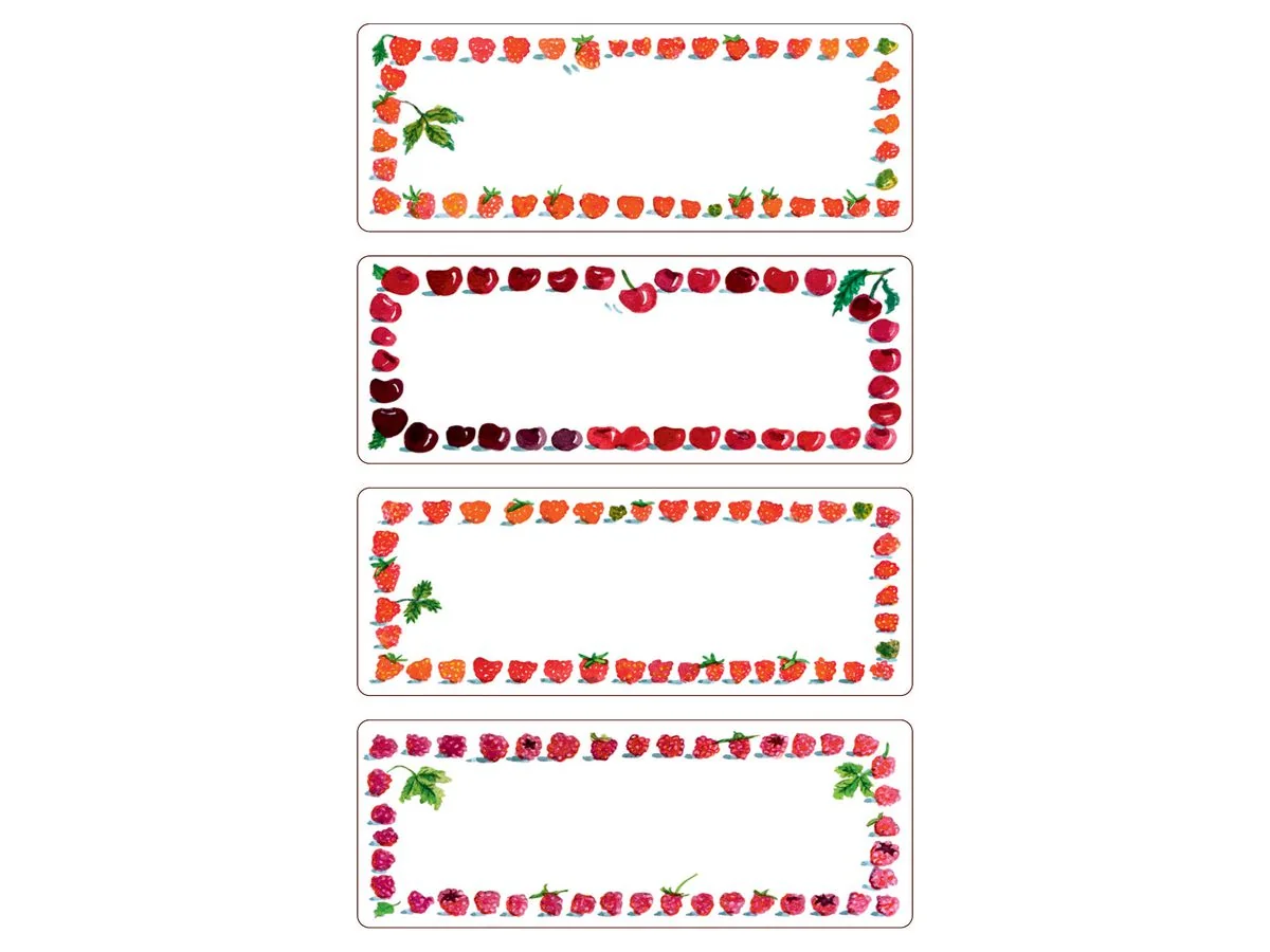 ZDesign HOME Haushalts-Etiketten "Beeren & Kirschen" (EAN: 4004182596937)