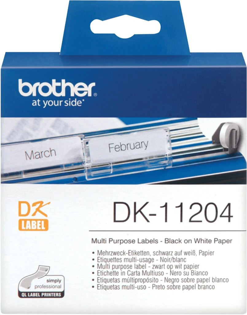 brother DK-11204 Vielzweck-Etiketten, 17 x 54 mm (EAN: 4977766628167)