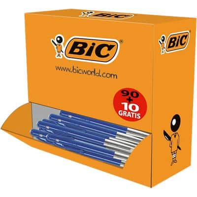 BIC Druckkugelschreiber M10 clic, blau, VALUE PACK (EAN: 3086123278257)