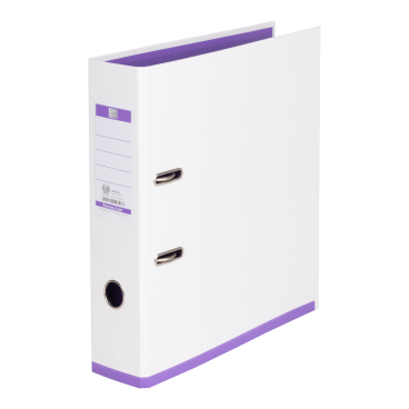 Oxford Ordner myColour, Rückenbreite: 80 mm, weiß/violett (EAN: 4002030153486)