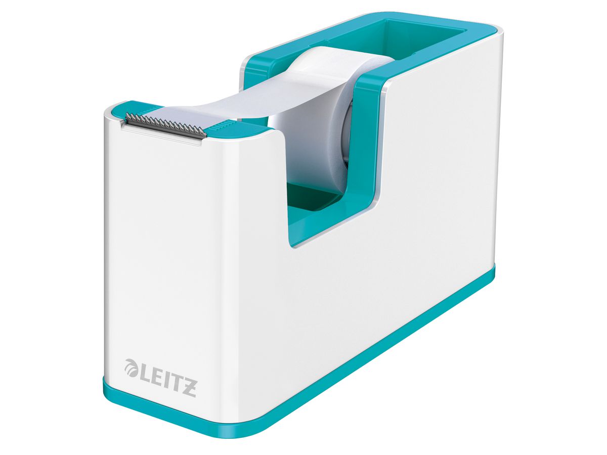 LEITZ Tischabroller WOW Duo Colour, bestückt, eisblau (EAN: 4002432122134)