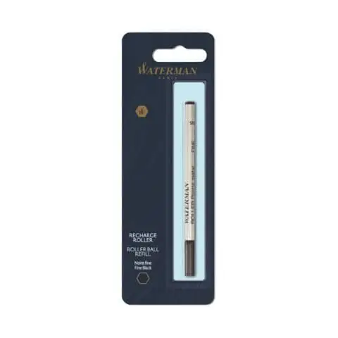 WATERMAN Tintenroller-Mine, schwarz, Strichstärke: F (EAN: 3034325409511)