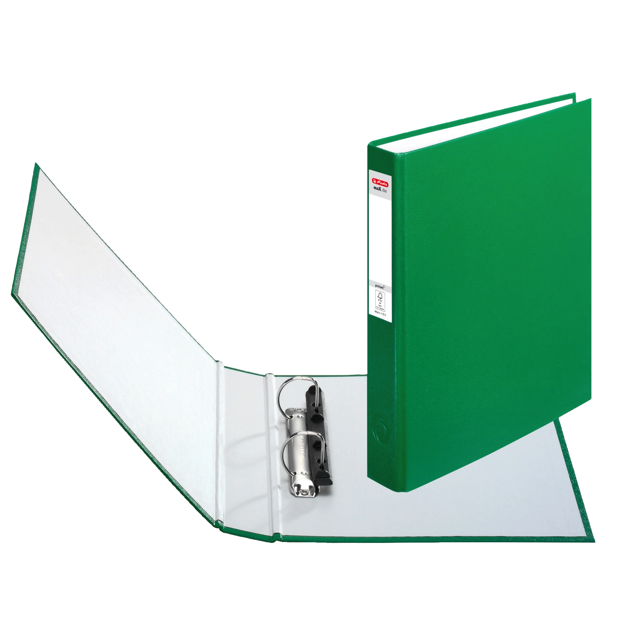 herlitz Ringbuch maX.file protect, A5, 2-Ring-Mechanik, grün (EAN: 4008115365058)