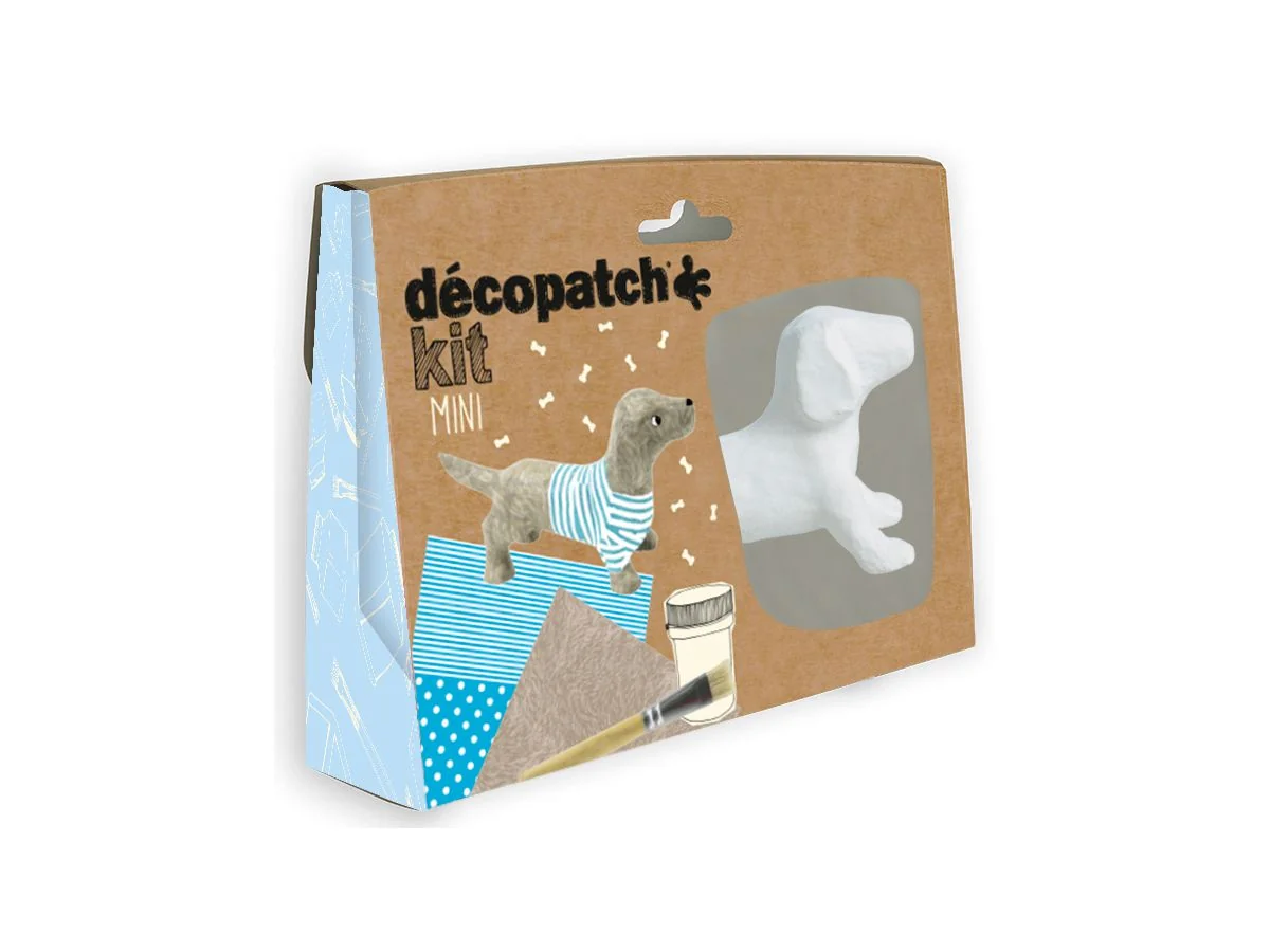 décopatch Pappmaché-Set "Dackel", 5-teilig (EAN: 3609510350406)