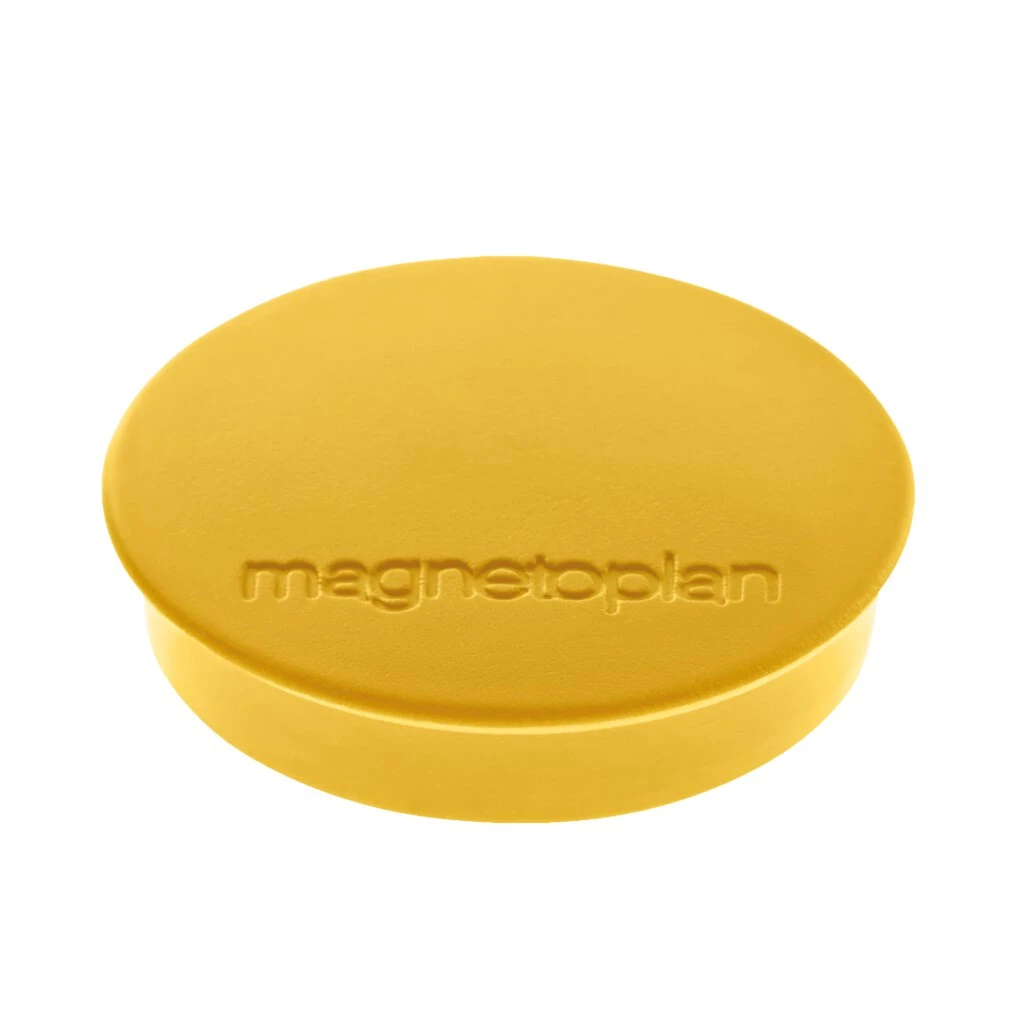 magnetoplan Discofix Rundmagnet "standard", gelb (EAN: 4013695025537)