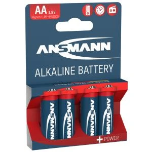 ANSMANN Alkaline Batterie "RED", Mignon AA, 4er Blister (EAN: 4013674005529)