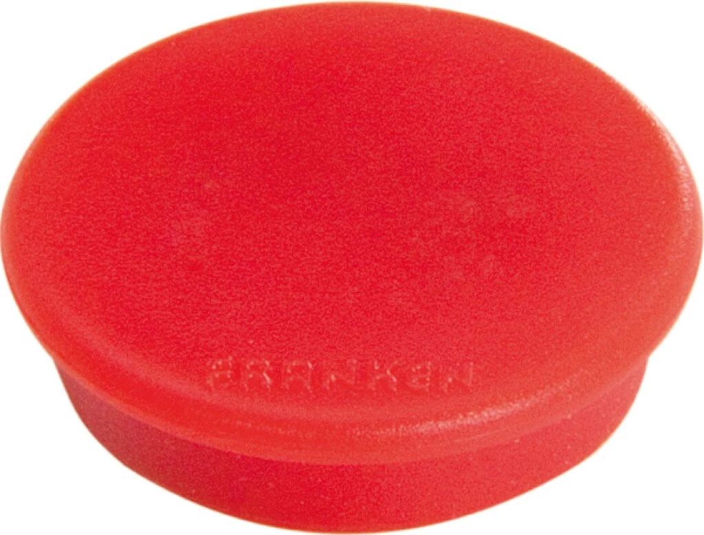 FRANKEN Haftmagnet, Haftkraft: 0,1 kg, Durchm. 13 mm, rot (EAN: 4016946051651)