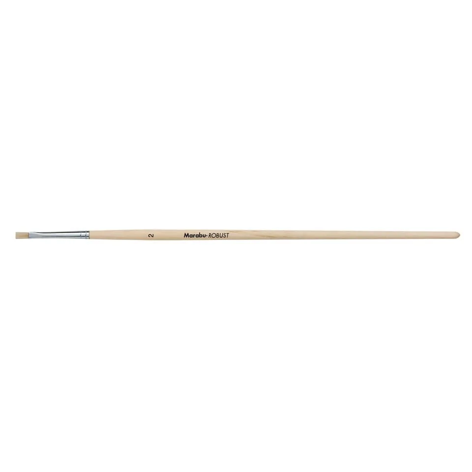 Marabu Borstenpinsel Robust, flach, Gr. 2 (EAN: 4007751345806)