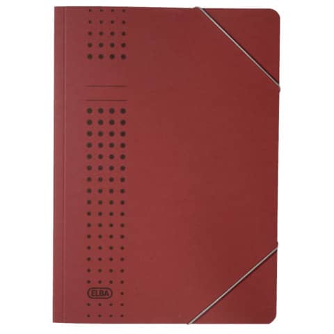 ELBA Eckspannermappe chic aus Karton, A4, bordeaux (EAN: 4002030047846)