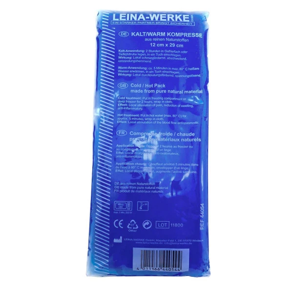 LEINA Kalt-/Warm-Kompresse, 120 x 290 mm, blau (EAN: 4011166440544)