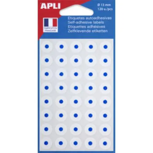 APLI Lochverstärkungsringe weiß, Durchmesser: 13 mm (EAN: 3270240113366)