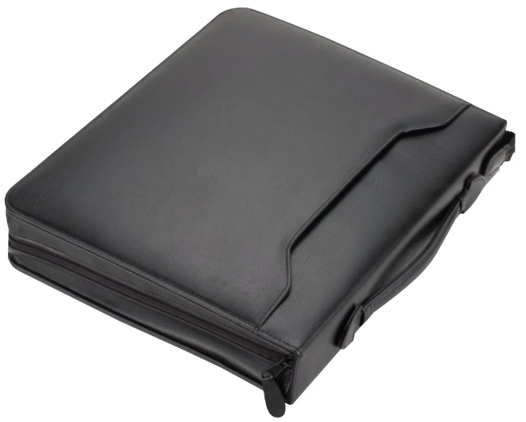 Alassio Ringbuchmappe "OSI", A4, Lederimitat, schwarz (EAN: 4021068300761)