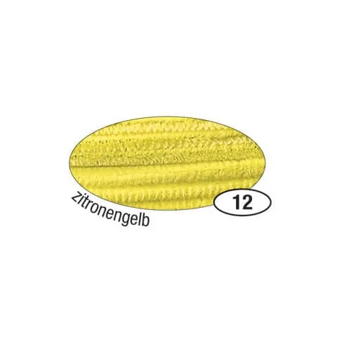 folia Chenilledraht (Pfeifenputzer), zitronengelb (EAN: 4001868780123)