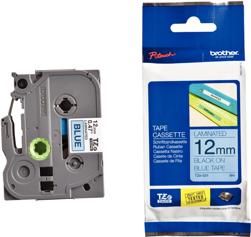 brother TZe-Tape TZe-531 Schriftbandkassette,Bandbreite:12mm (EAN: 4977766686440)