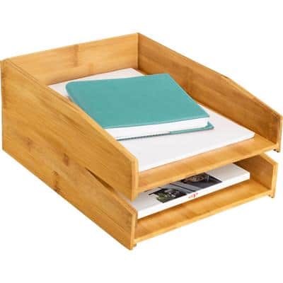 CEP Briefablagen-Set Silva, DIN A4, aus Bambusholz (EAN: 3462159007298)