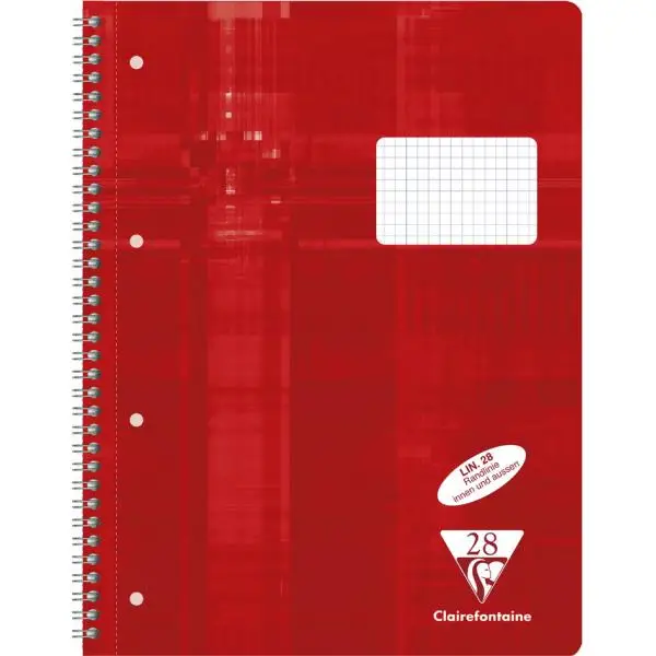 Clairefontaine Collegeblock, DIN A4, Lineatur 20, 80 Blatt (EAN: 3329680825107)