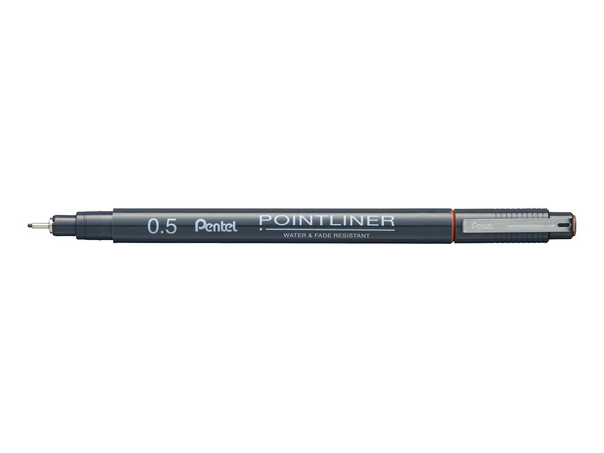 PentelArts Permanent Fineliner Pointliner, singuine, 0,5 mm (EAN: 0884851060181)
