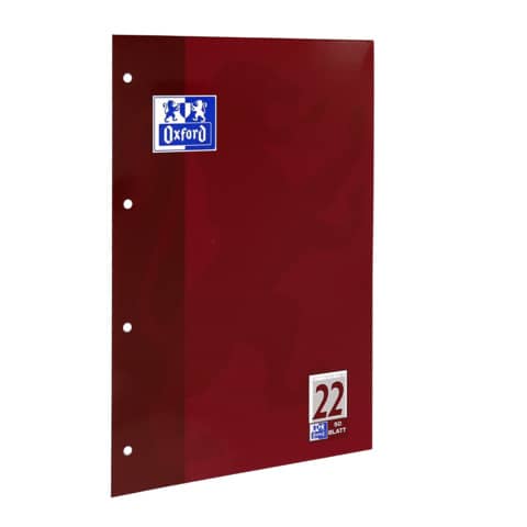 Oxford Arbeitsblock, DIN A4, 50 Blatt, kariert 5 mm (EAN: 4006144921023)