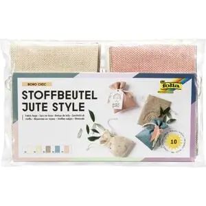 folia Stoffbeutel Jute Style "BOHO CHIC" (EAN: 4001868128147)