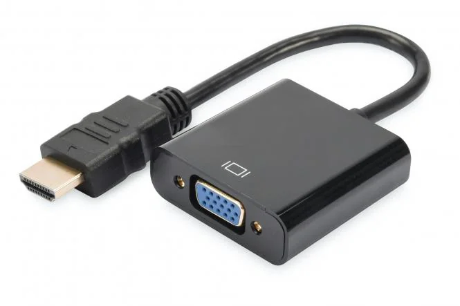DIGITUS HDMI auf VGA Konverter, schwarz (EAN: 4016032368007)