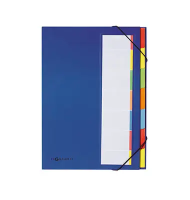 PAGNA Ordnungsmappe DESKORGANIZER Color, 7 Fächer, blau (EAN: 4013951006096)