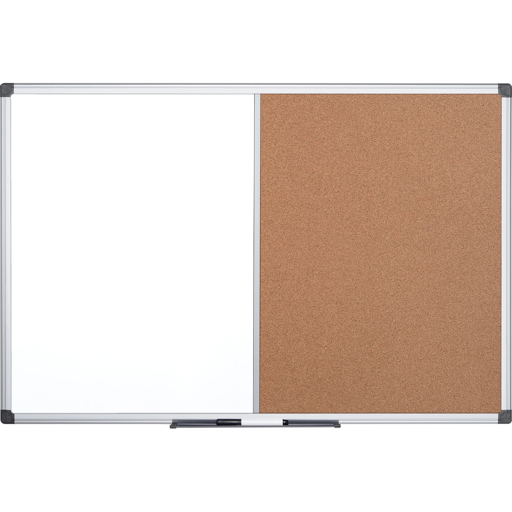 Bi-Office Kombitafel, Weißwand / Kork, 1.200 x 900 mm (EAN: 5603750260318)