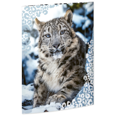 RNK Verlag Zeichnungsmappe "Schneeleopard", Karton, DIN A3 (EAN: 4002871453943)