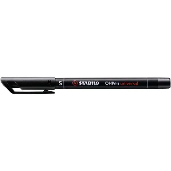 STABILO Permanent-Marker OHPen universal, permanent, schwarz (EAN: 4006381119023)