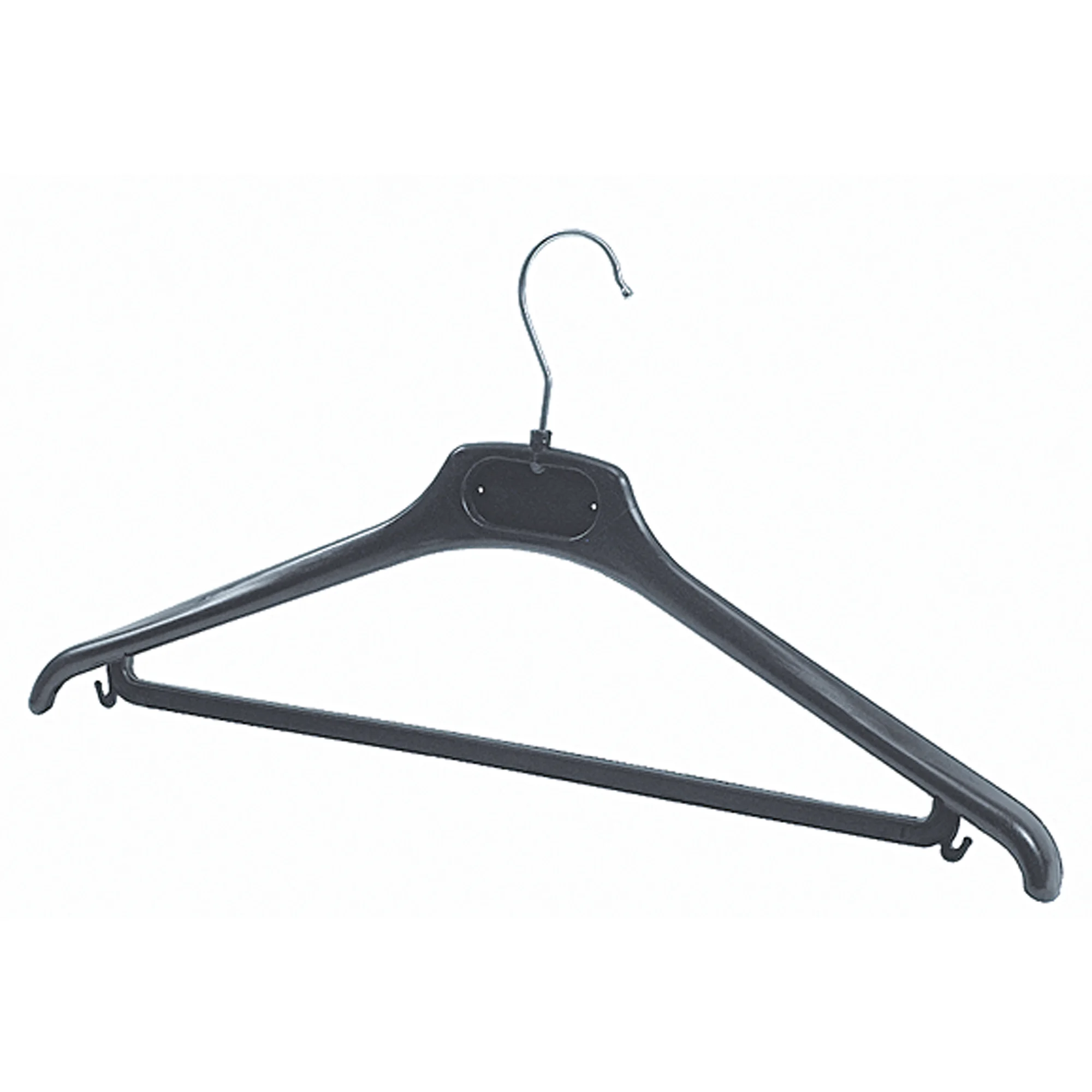 UNiLUX Kleiderbügel "KLASSIK", aus Plastik, Farbe: schwarz (EAN: 3595560005024)