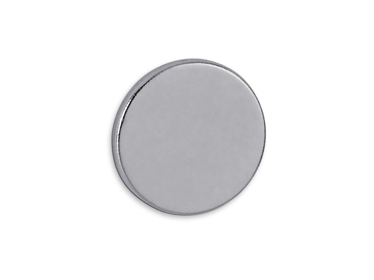MAUL Neodym-Magnet, Durchmesser: 10 x (H)1 mm, nickel (EAN: 4002390063470)