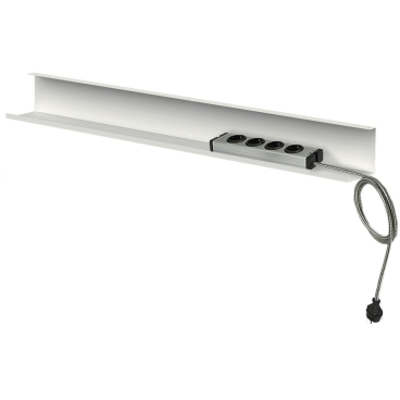 kerkmann Kabelkanal horizontal für Sitz-/Stehtische, weiß (EAN: 4044917427013)