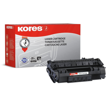 Kores Toner G1207RB ersetzt hp Q7553A/Canon 715, schwarz (EAN: 4045257120701)