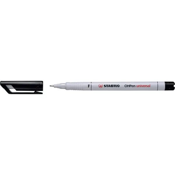 STABILO Nonpermanent-Marker OHPen universal, schwarz (EAN: 4006381114516)