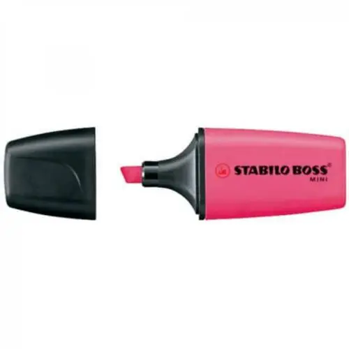 STABILO Textmarker BOSS MINI, pink (EAN: 0000042117674)