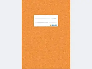 HERMA Heftschoner, DIN A5, aus PP, orange gedeckt (EAN: 4008705074247)